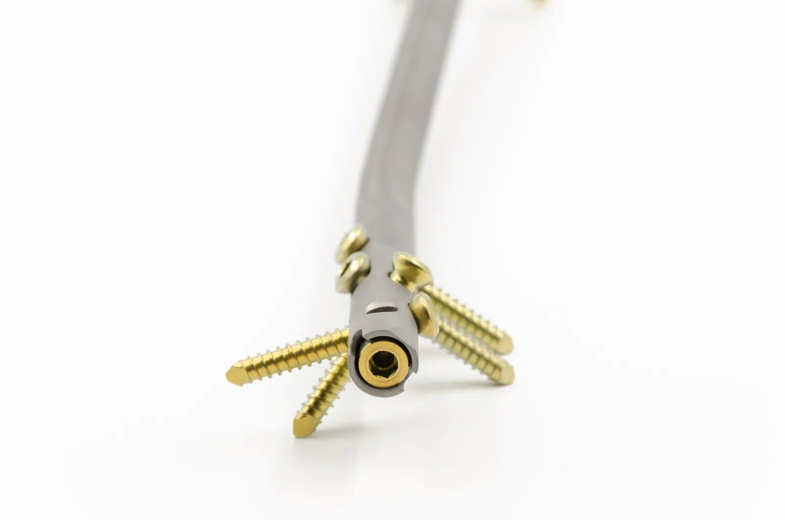 Sistema poliaxial con tornillos, fabricado por Bioprotece
