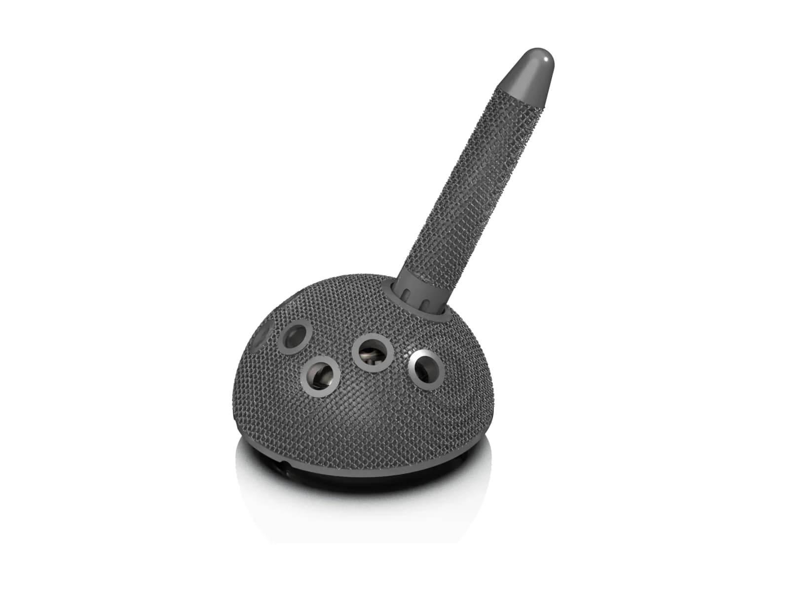 Cotilo Ice Cone en titanio trabecular fabricado por impresión 3D